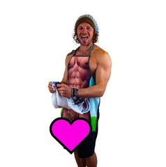 Cheeky Geeky “Funny Sheep” Funny Aprons for Women & Men – Durable Party Chef Apron with Plush Surprise, Hilarious French Maid, Waterproof & Adjustable Kitchen, Work, Painting & BBQ Apron