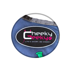 Cheeky Geeky “Eggplant” Funny Emoji Aprons for Women & Men – Durable Party Chef Apron with Plush Surprise, Hilarious French Maid, Waterproof & Adjustable Kitchen, Work, Painting & BBQ Apron