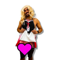 Cheeky Geeky “The Maid Outfit" Funny Aprons for Women & Men – Durable Party Chef Apron with Plush Surprise, Hilarious French Maid, Waterproof & Adjustable Kitchen, Work, Painting & BBQ Apron